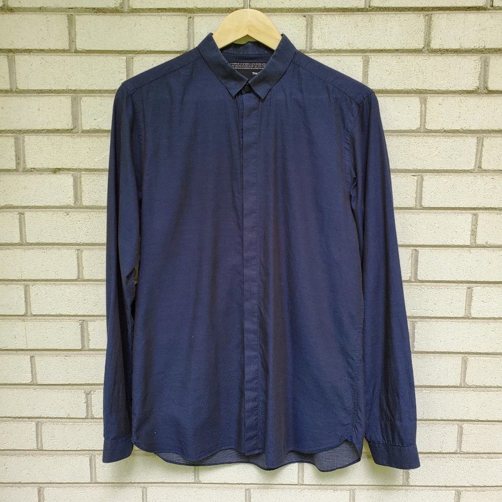 The Kooples navy button up shirt Medium Fitted